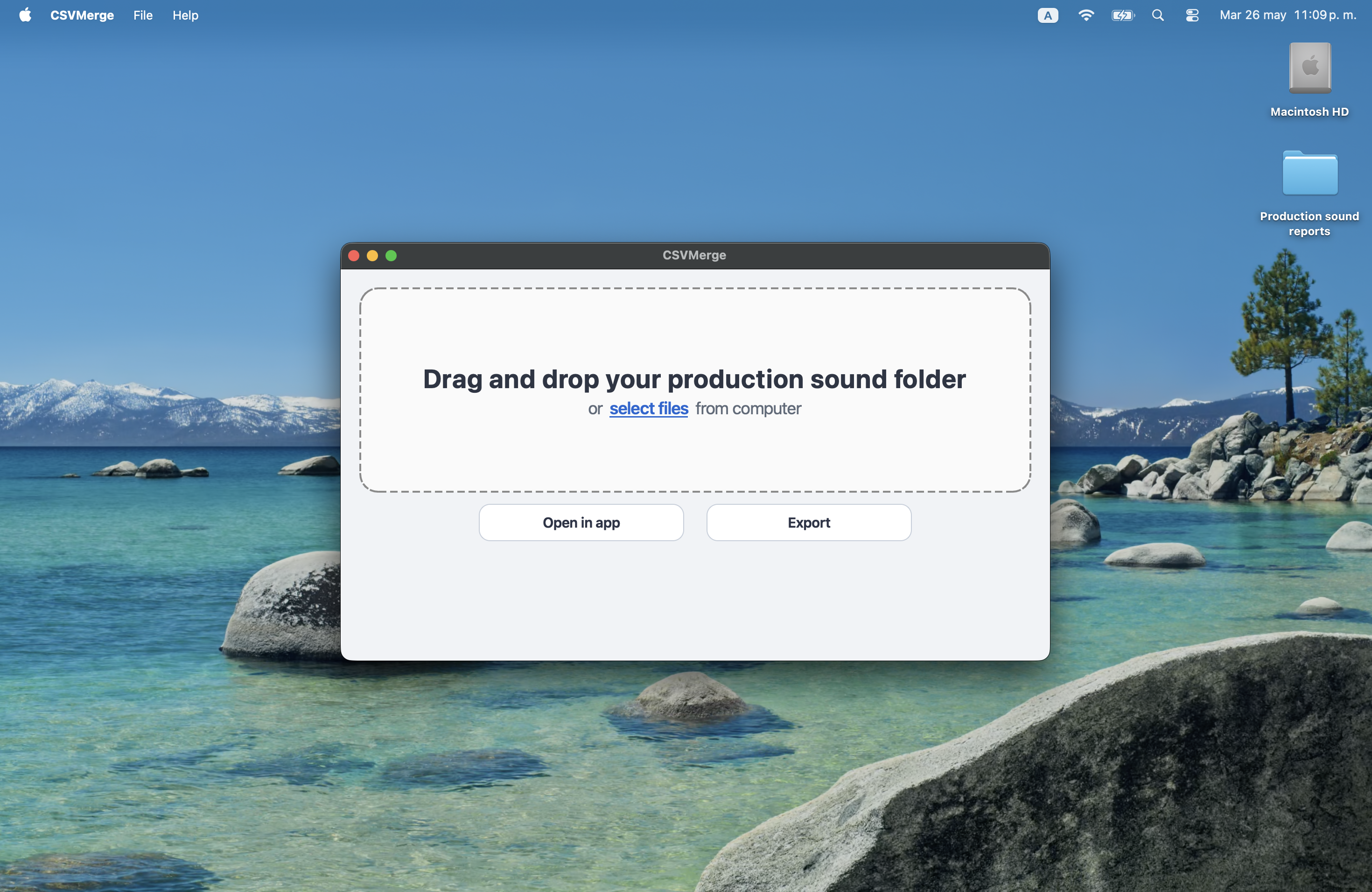 CSVMerge Desktop Preview