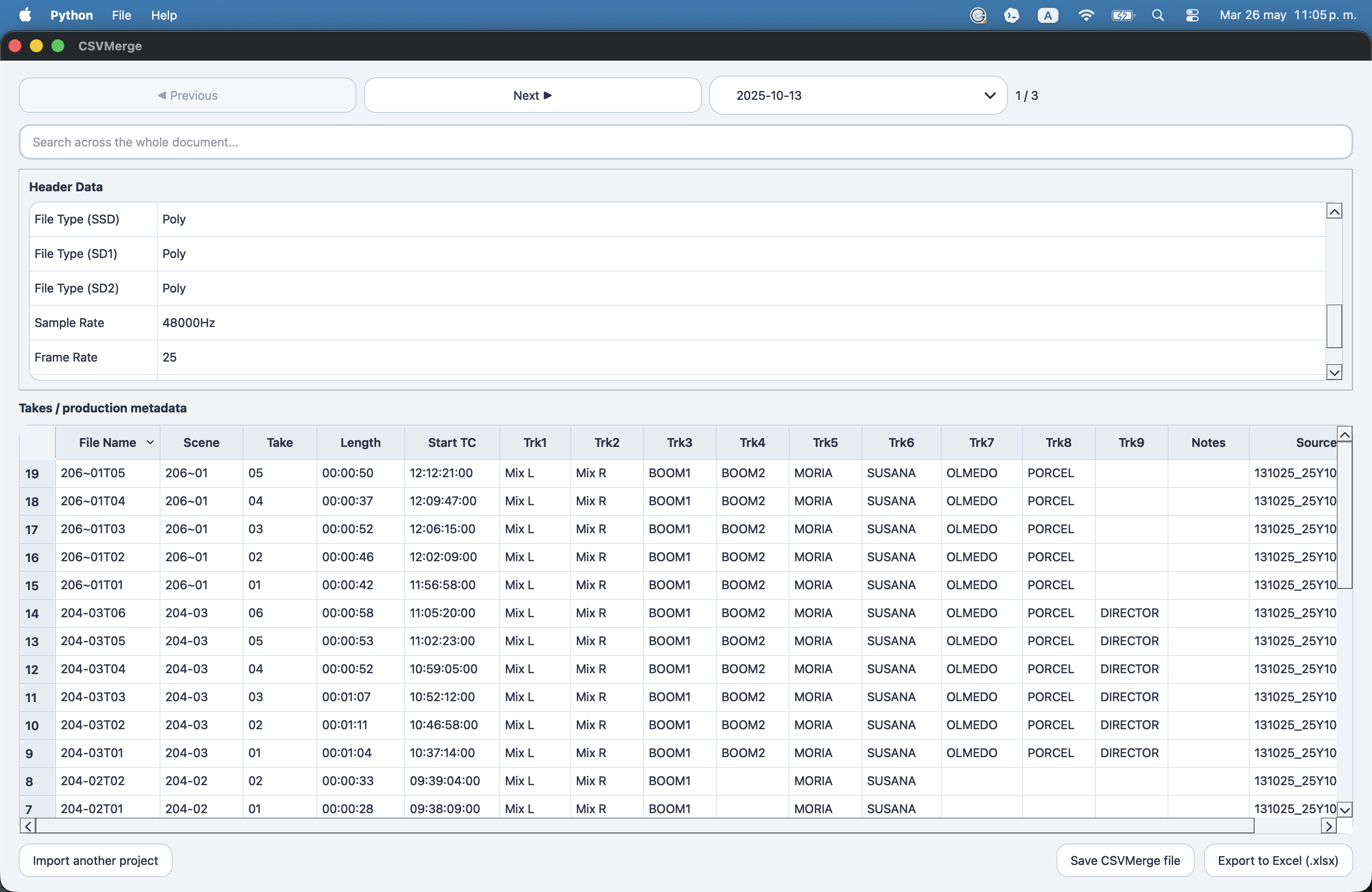 CSVMerge UI Preview